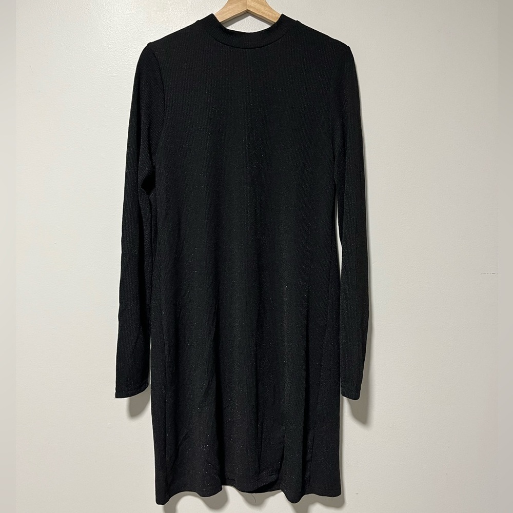 Sandra Venditti Black Long Sleeve Dress Size XL